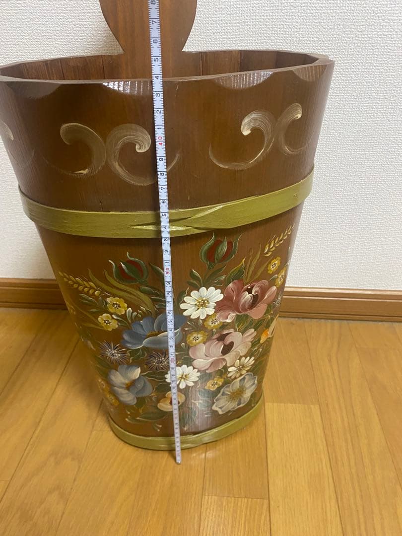 ★トールペイント作品　アンブレラスタンド(傘立て)