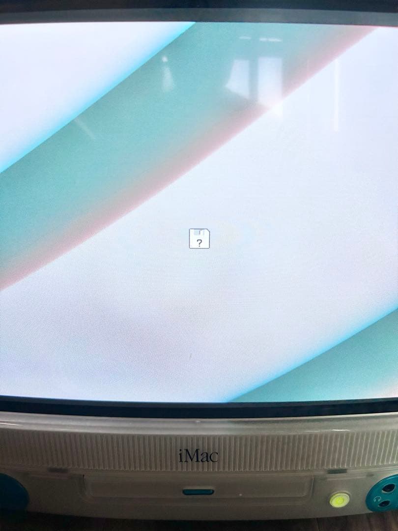 【美品・※エラー有】Apple iMacG3 ボンダイブルー 初代iMac