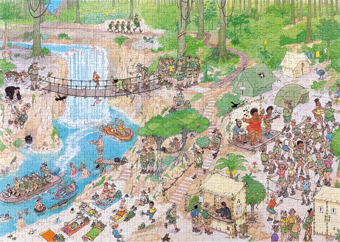 【希少】JAN VAN Jumbo ジグソーパズル　1000ピース×2