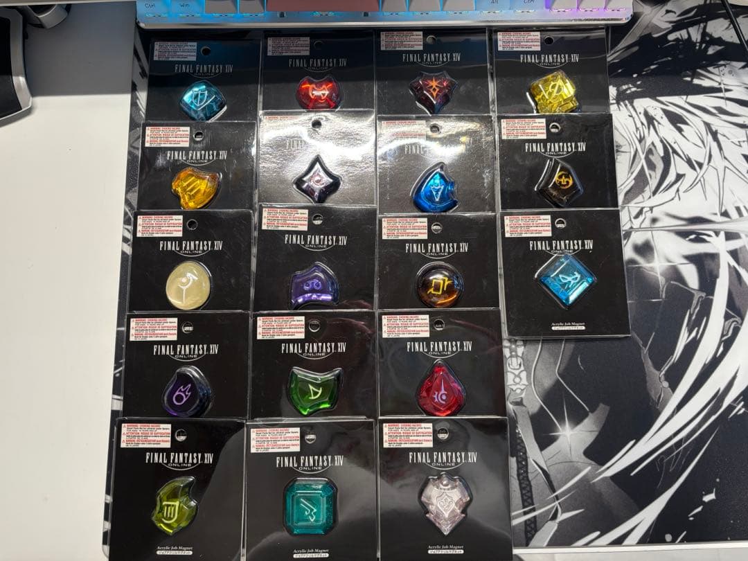 FF14 ジョブアクリルマグネット 18ジョブセット