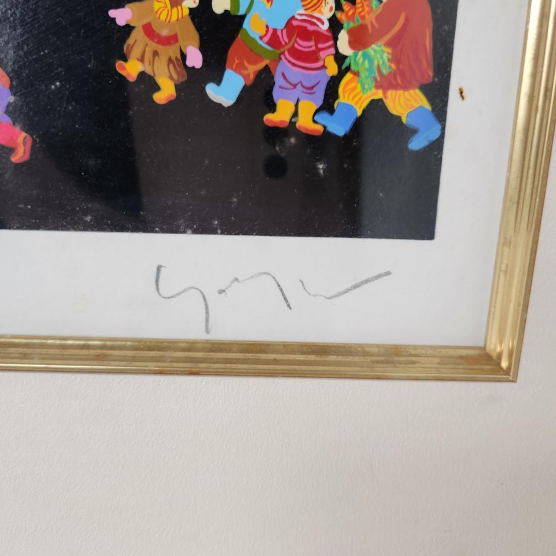 ヒロヤマガタ（山形博導） 【スウェーデンの森の物語】 シルクスクリーン サイン入