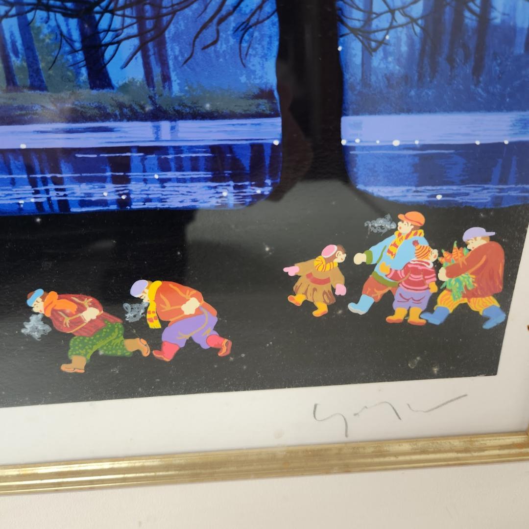 ヒロヤマガタ（山形博導） 【スウェーデンの森の物語】 シルクスクリーン サイン入