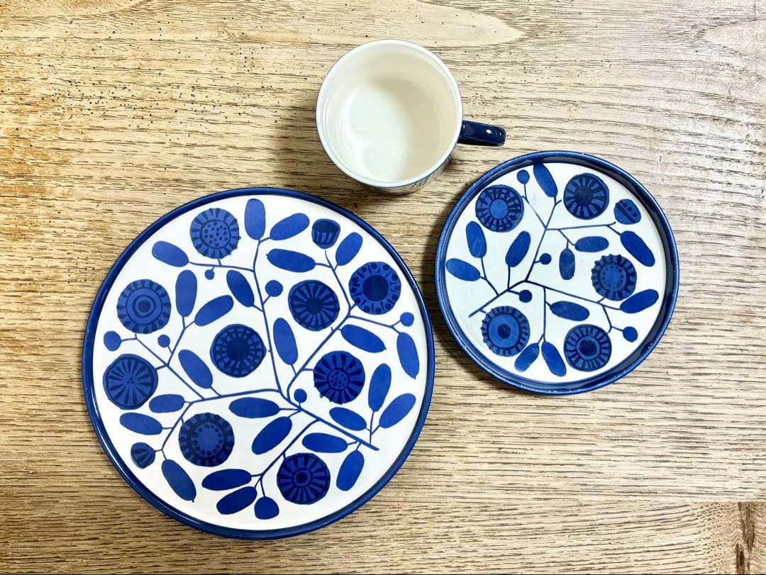 Melitta ストックホルム　カップ&ソーサー　プレート付き