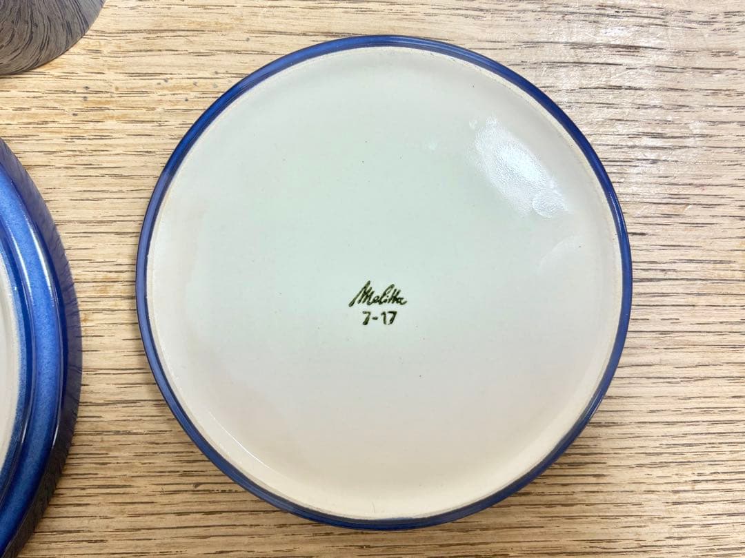 Melitta ストックホルム　カップ&ソーサー　プレート付き