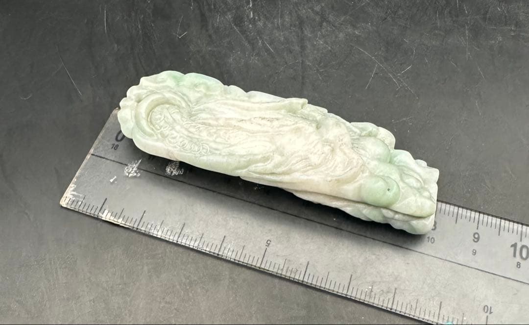 2025.11.18超大作　雲隠し騎龍観音様　糸魚川最高級翡翠