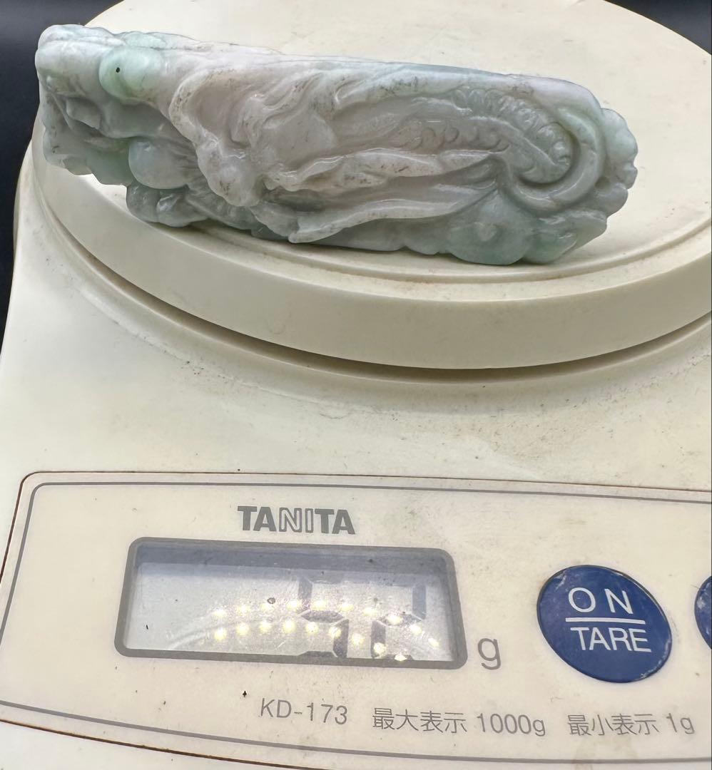 2025.11.18超大作　雲隠し騎龍観音様　糸魚川最高級翡翠