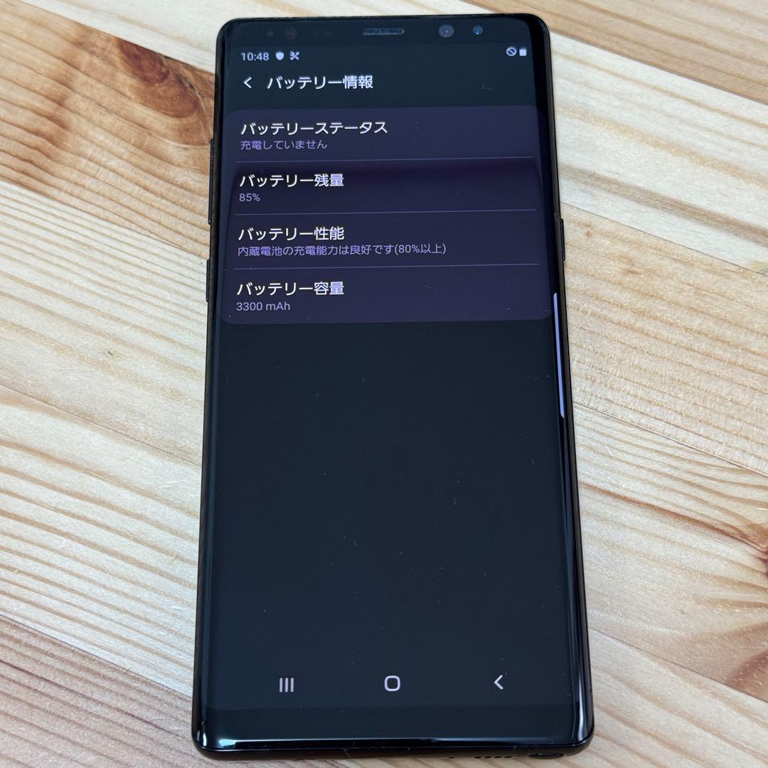 SCV37 au SIMフリー Galaxy note8　動作確認済3595