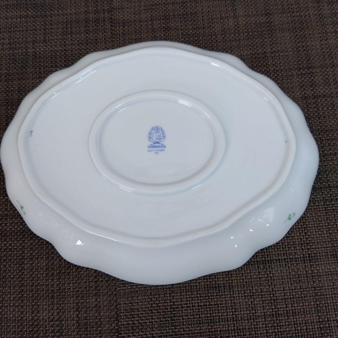 ヘレンドアポニーグリーン オーバルプレート　2枚セット