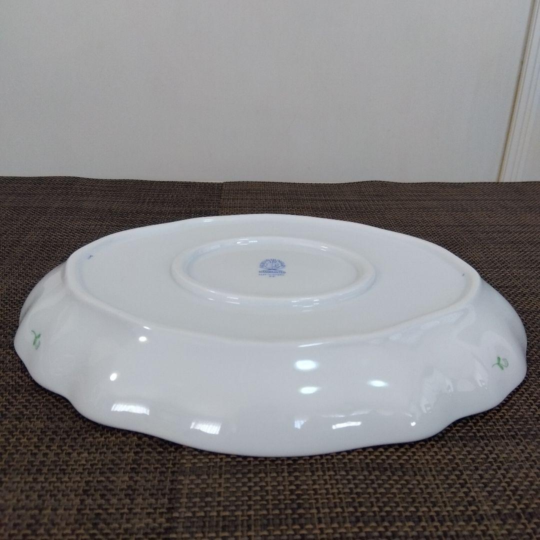 ヘレンドアポニーグリーン オーバルプレート　2枚セット