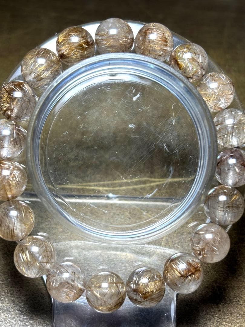 シルバールチルブレスレット約10.5㎜（新品未使用）高品質　希少　シルバー針