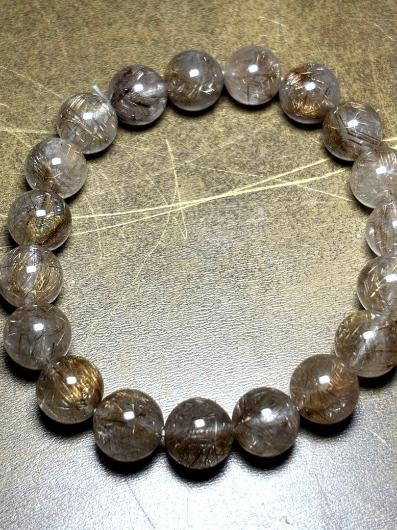 シルバールチルブレスレット約10.5㎜（新品未使用）高品質　希少　シルバー針