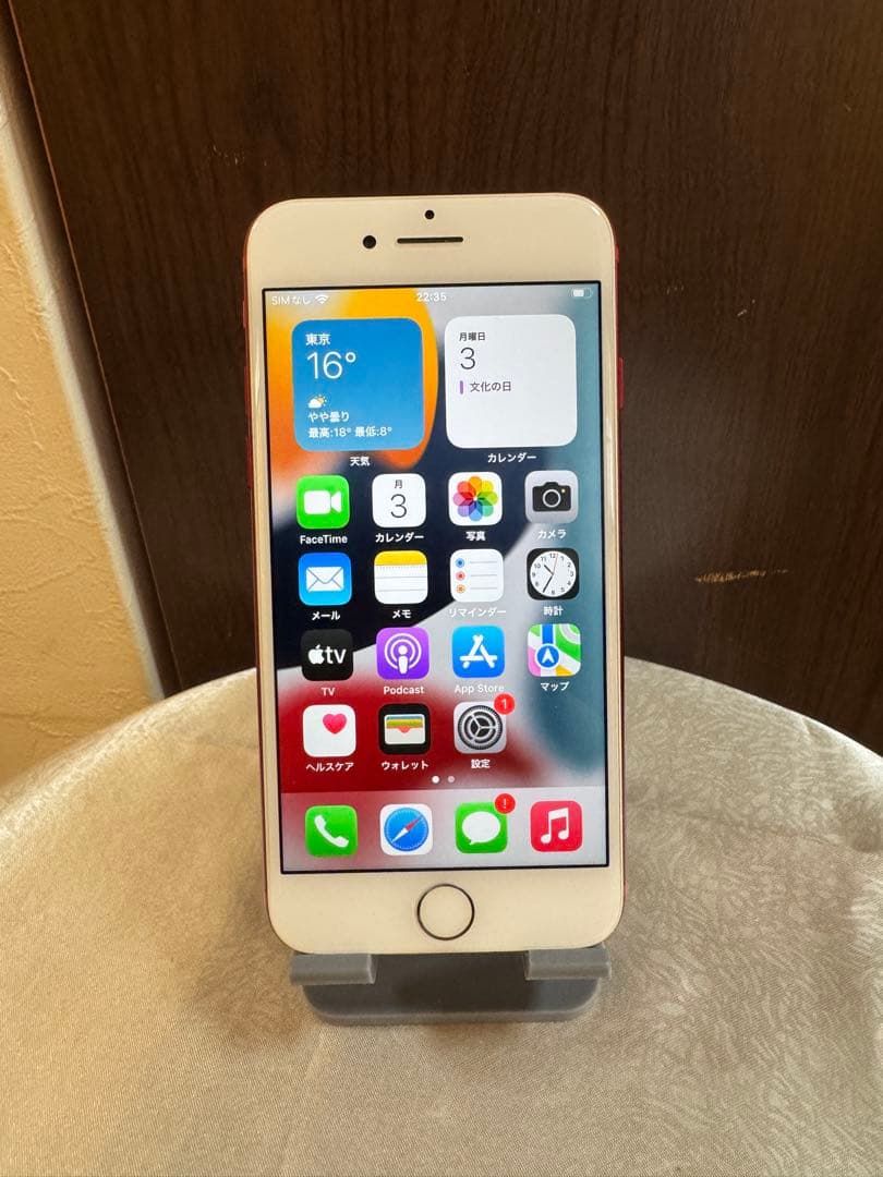 美品　Apple iPhone7 128gb レッド SIMフリー