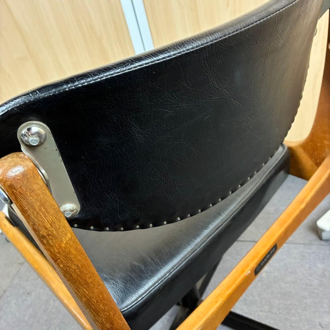 【送料込】マルニ木工　オールドマルニ　チェア 書斎椅子　孔雀印　ヴィンテージ