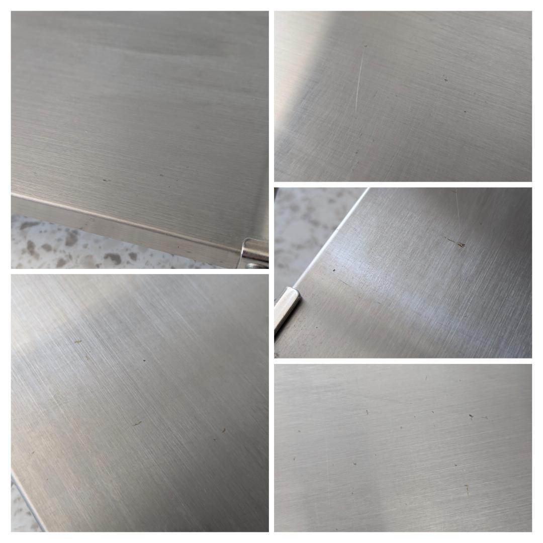 USED MUJI 無印良品 ステンレス ユニットシェルフ 3段 幅86㌢