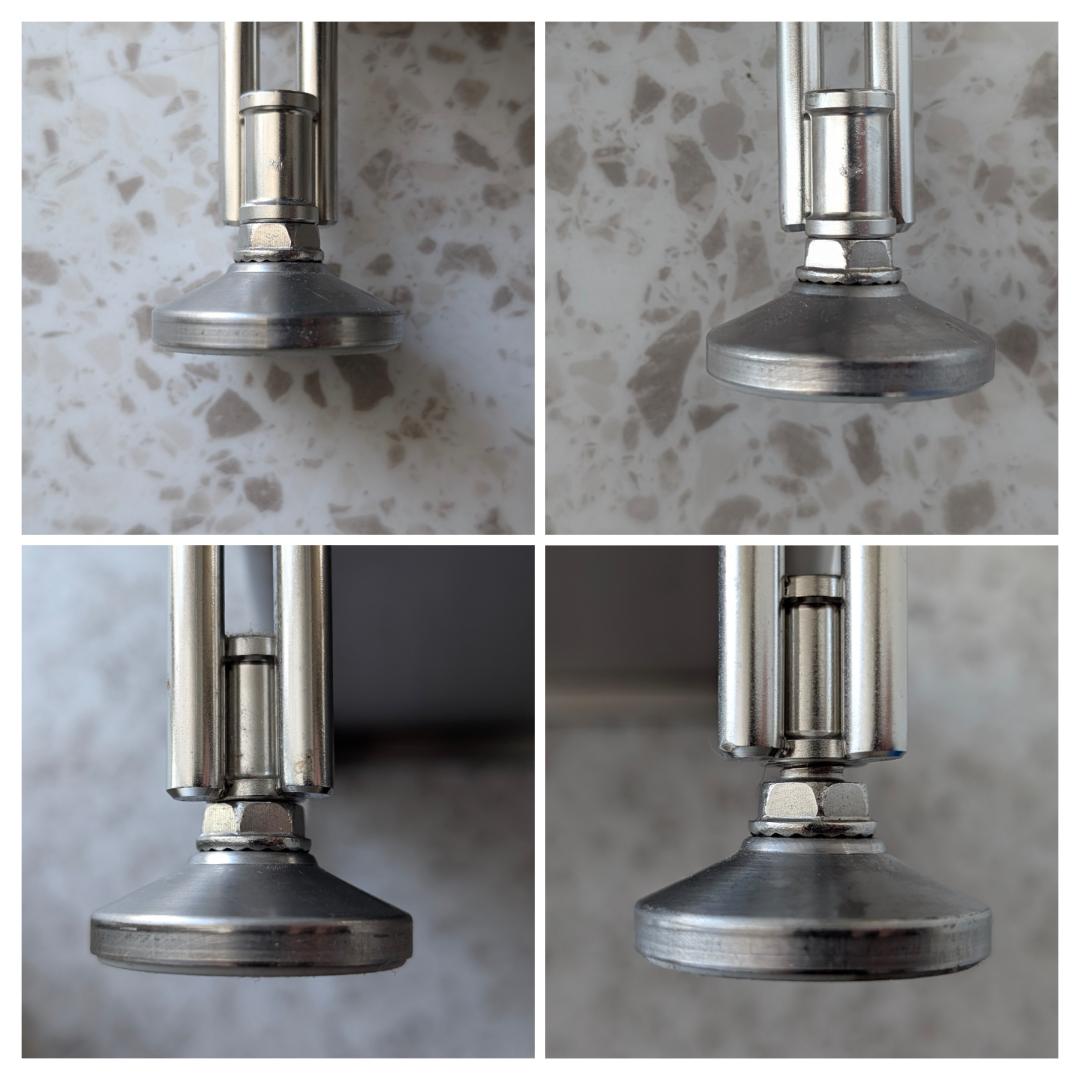 USED MUJI 無印良品 ステンレス ユニットシェルフ 3段 幅86㌢