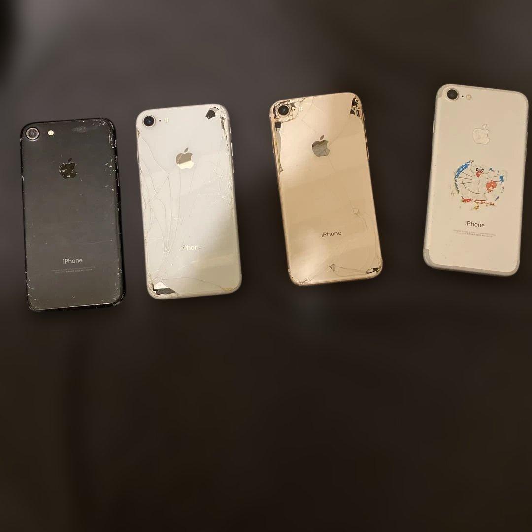 iPhone 7が2台iPhone8が2台