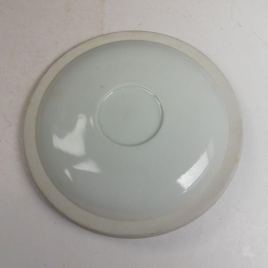 Ｗ３３１　水指　『染付　山水』『中置水指』『陶宝 造』『塗替蓋付』　共箱　茶道具