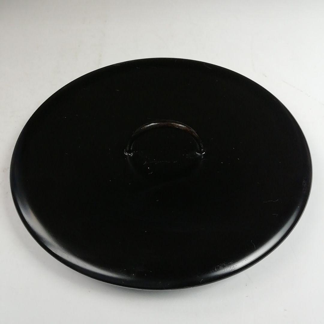 Ｗ３３１　水指　『染付　山水』『中置水指』『陶宝 造』『塗替蓋付』　共箱　茶道具