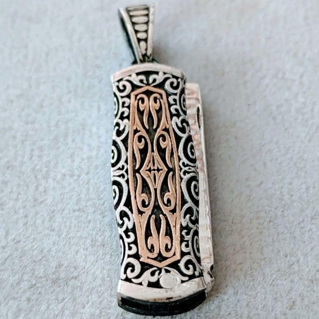 ☆NEW☆ トルコ製 925silver ペンダントトップ（折り畳みコーム）