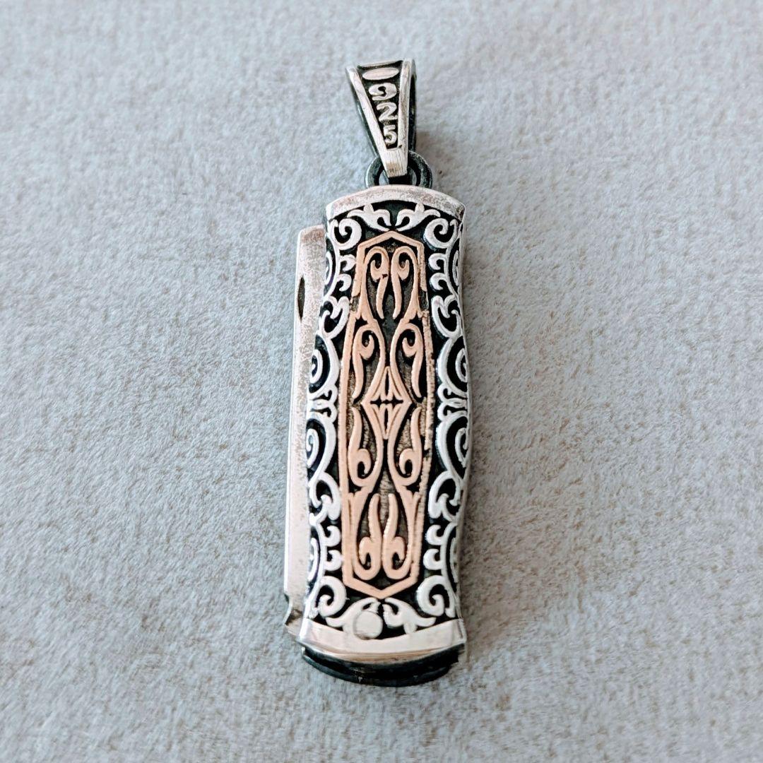 ☆NEW☆ トルコ製 925silver ペンダントトップ（折り畳みコーム）