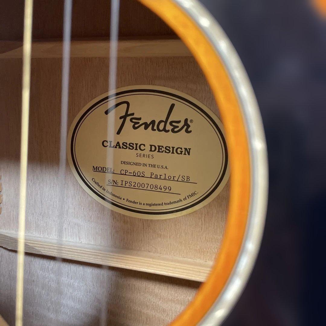 Fender アコースティックギター CP-60S Parlor/SB