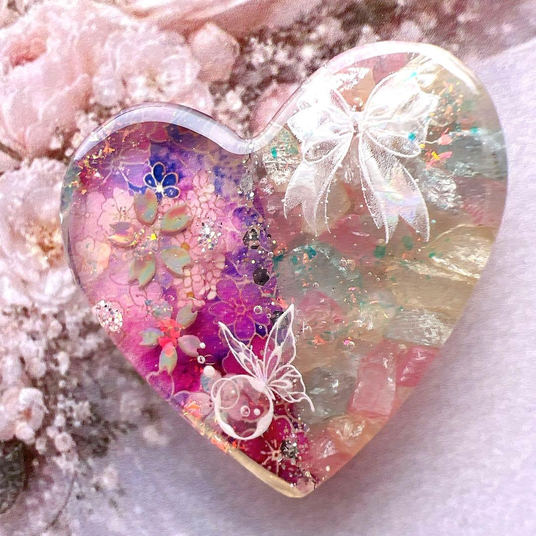レジン ヘアゴム さざれ石 No.927