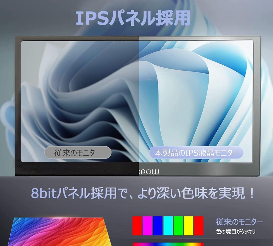 モバイルモニター モバイルディスプレイ 15.6インチ Lepow C2