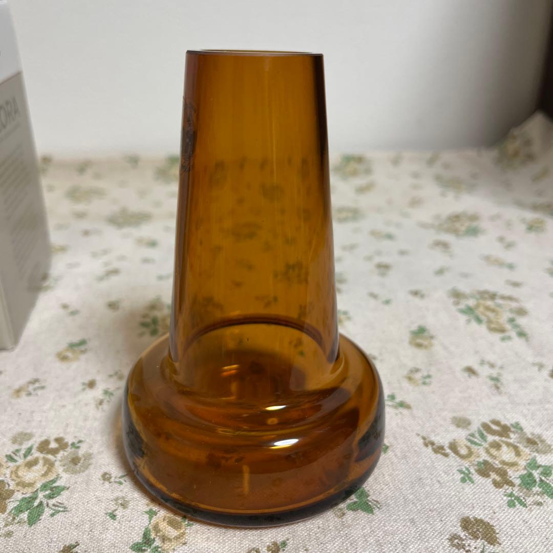 新品 ホルムガード フローラ フラワーベース 12 花瓶 ブラウン