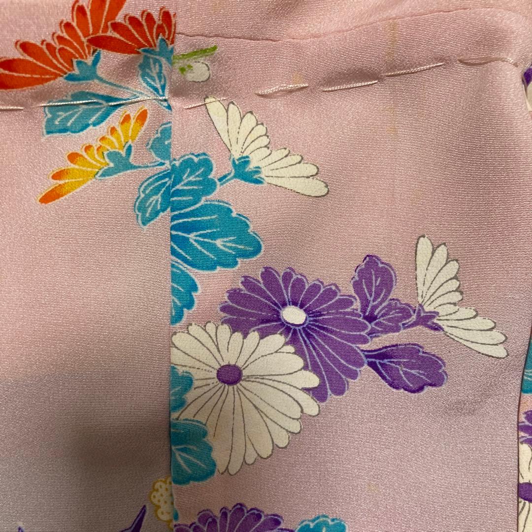 15号市松人形着物難あり被布コート付き