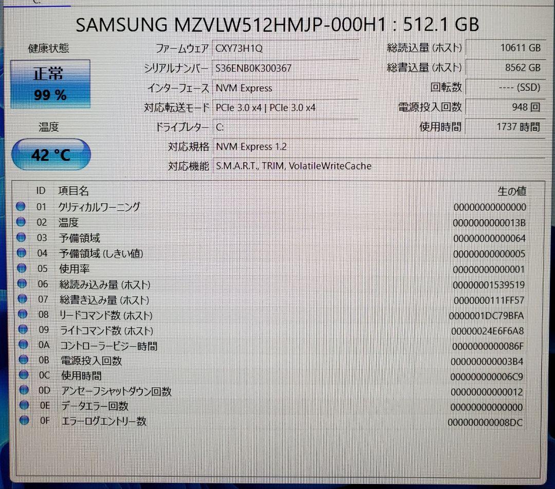 Windowsノート本体 HP Zbook Corei7 10750H Quadro T1000 32GB