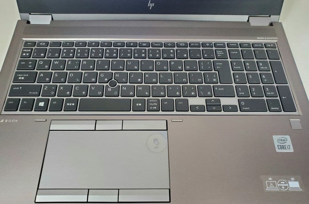 Windowsノート本体 HP Zbook Corei7 10750H Quadro T1000 32GB