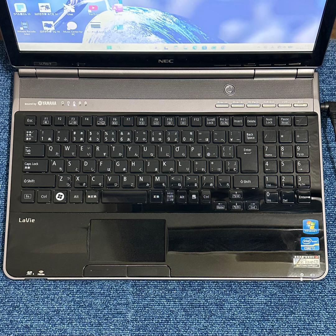 爆速！Core i7✨SSD256GB✨ブルーレイ✨オフィス✨NEC✨ヤマハ