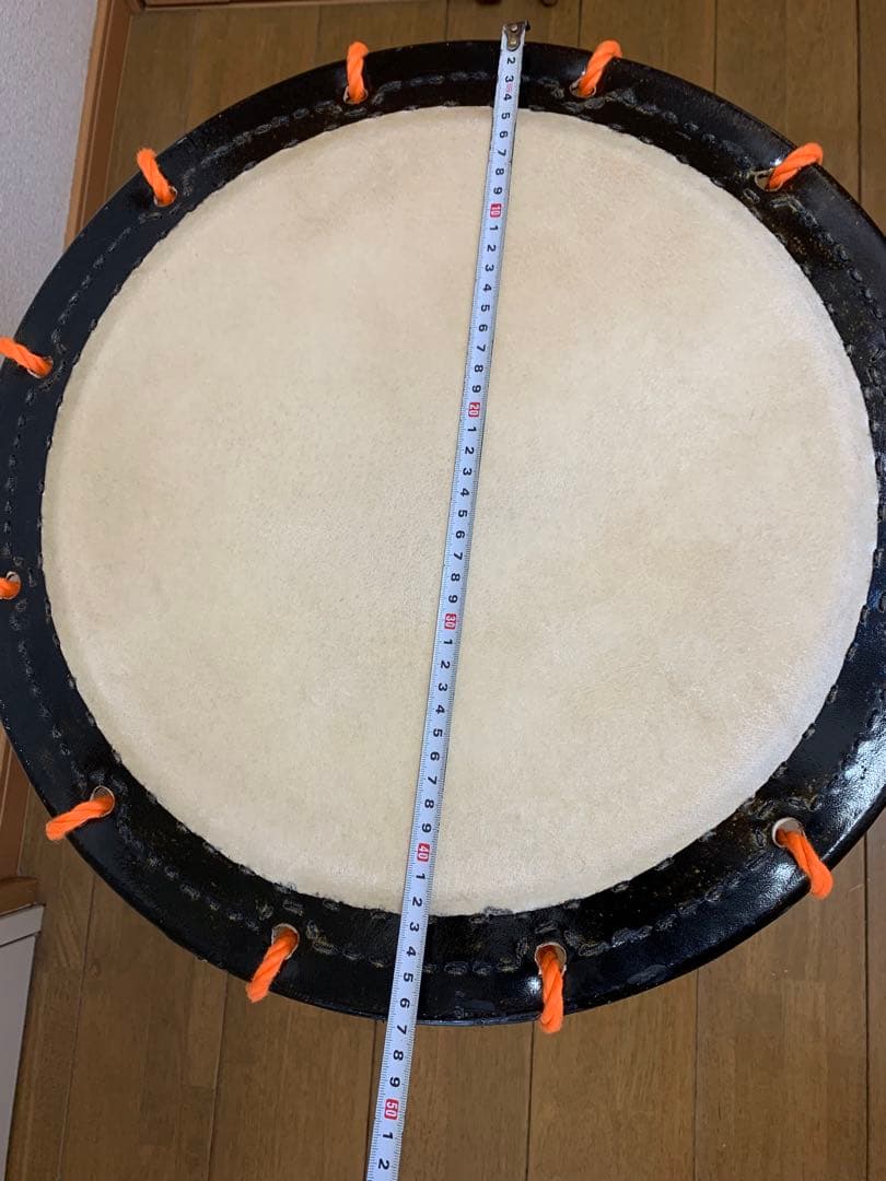 桶胴太鼓　和太鼓　W48cm 約5.6キロ　担ぎ桶太鼓　現状品