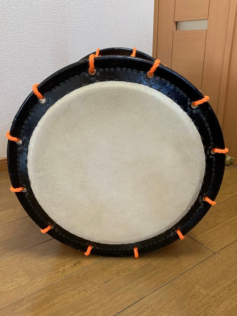桶胴太鼓　和太鼓　W48cm 約5.6キロ　担ぎ桶太鼓　現状品