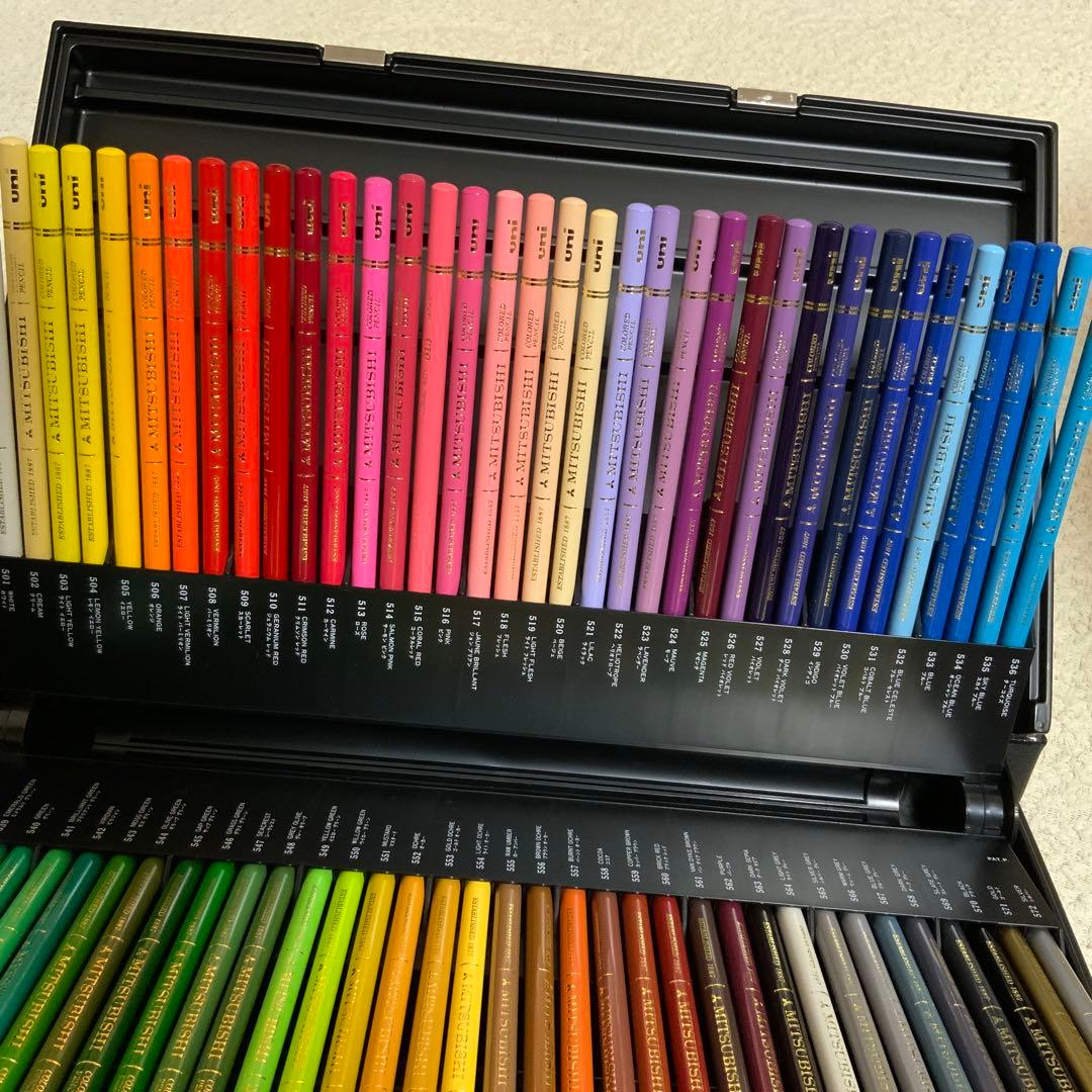 uni colored pencil 三菱鉛筆★色鉛筆　72色★