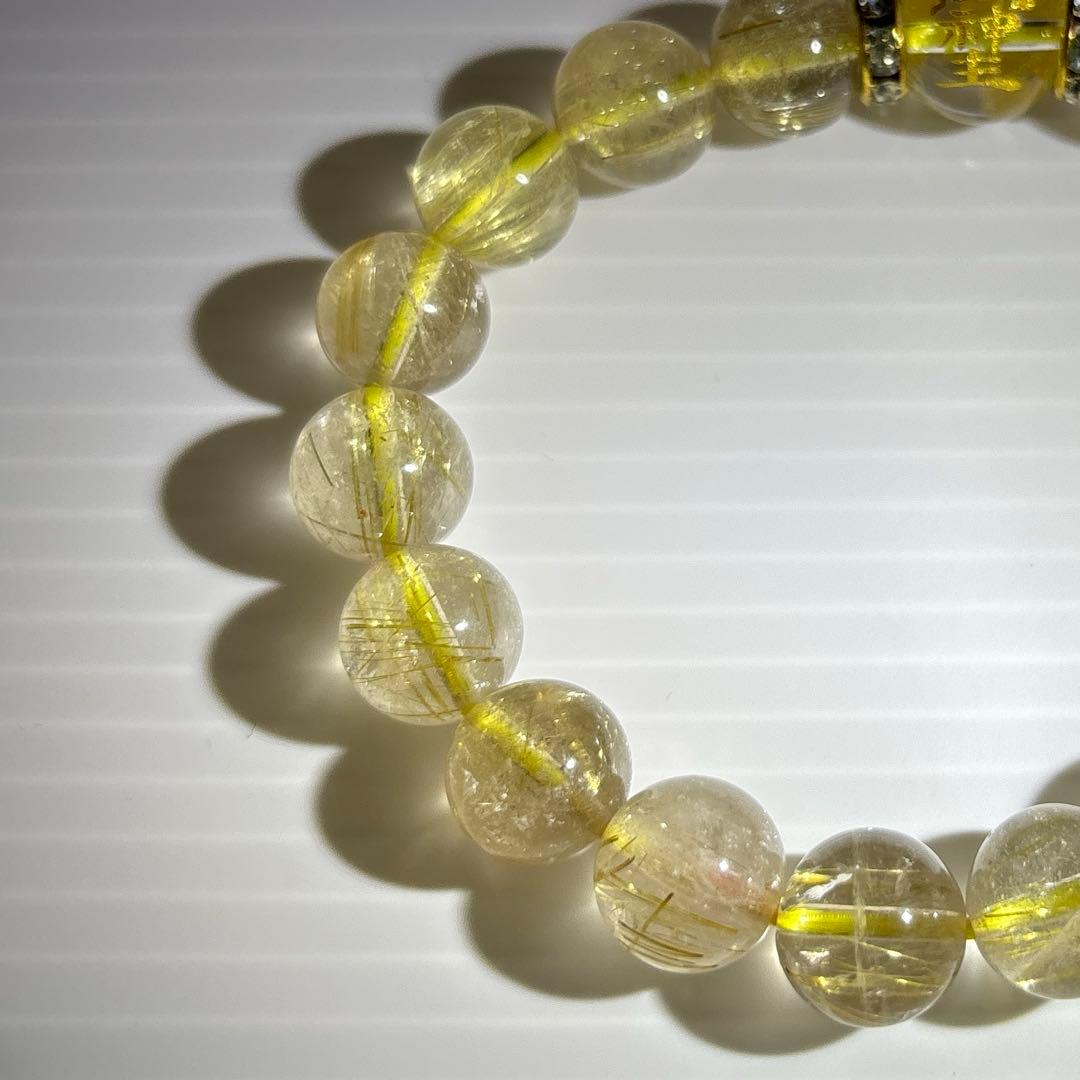 そしじ　ルチルクォーツ　ブレス　ルチル　ゴールドルチル　水晶　金運　パチンコ
