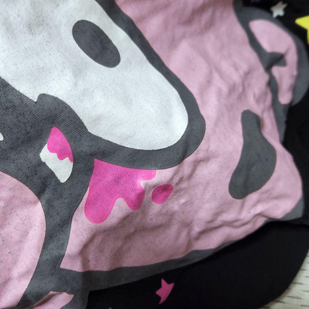 グルーミー　GLOOMY　フード付き長袖Tシャツ　ロンT　L　平成レトロ