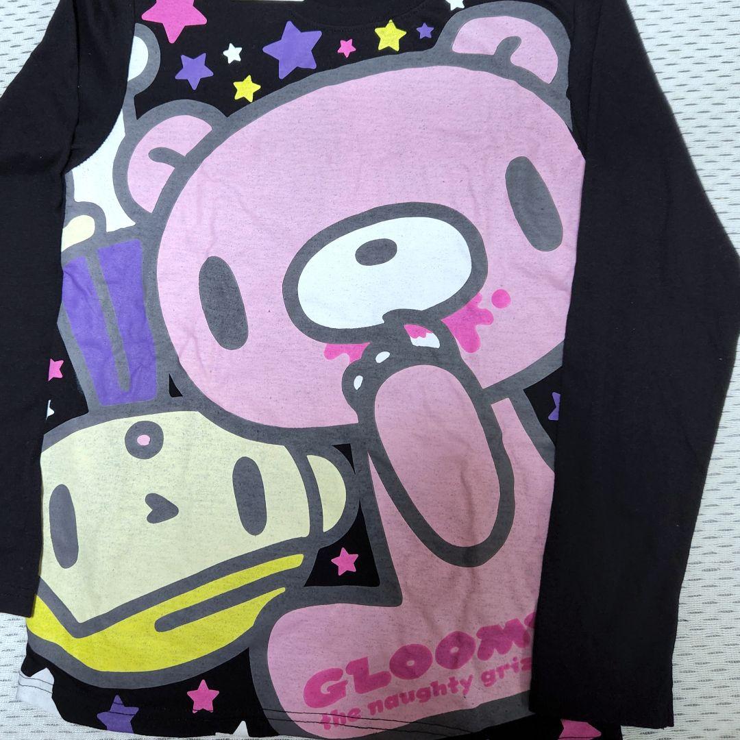 グルーミー　GLOOMY　フード付き長袖Tシャツ　ロンT　L　平成レトロ