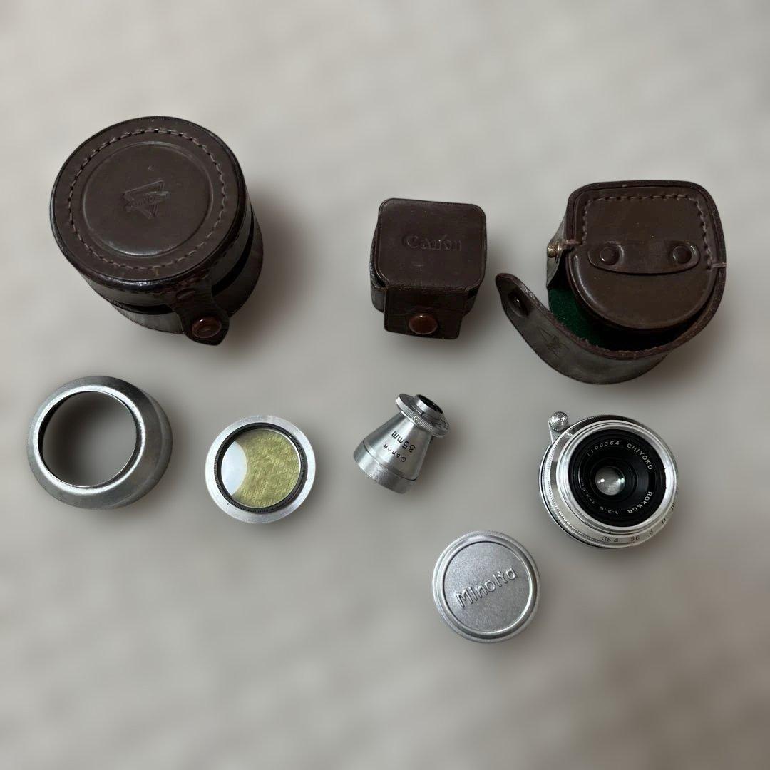 Canon レンジファインダーカメラ 【希少】Minolta Chiyoko 他