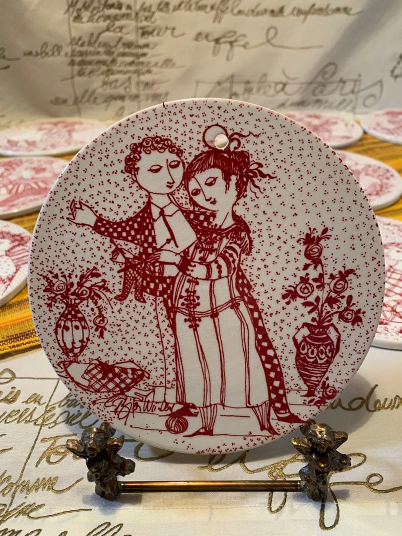 ビヨンヴィンブラッド　マンスリープレート・赤色のコンプリート12ヶ月全部！