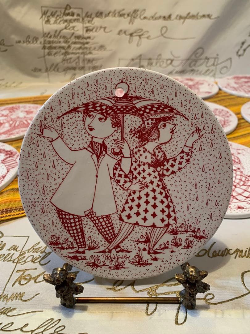 ビヨンヴィンブラッド　マンスリープレート・赤色のコンプリート12ヶ月全部！