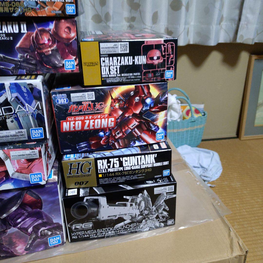 ガンプラセット バンダイ 多彩なモデルとエフェクトまとめ売りです