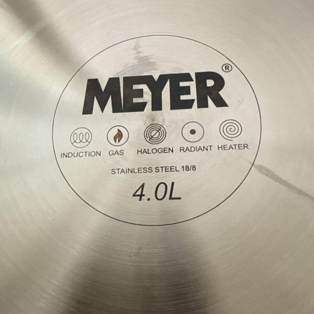 美品　MEYER クイッククッキング圧力鍋　４.０ℓ レシピ付き