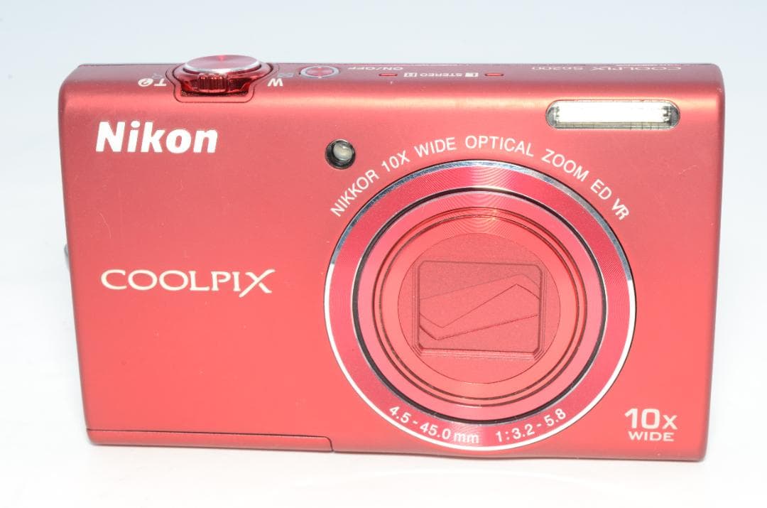 【スマホ転送OK】ニコン Nikon COOLPIX S6200 レッド