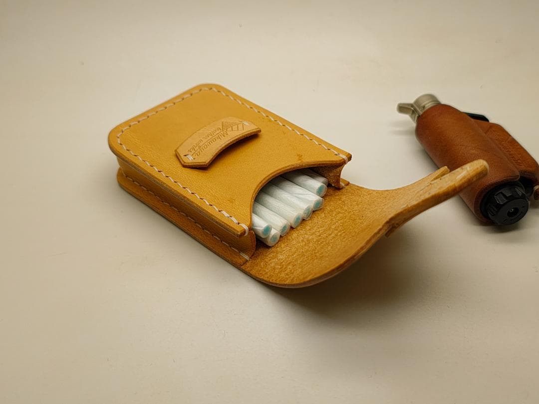 シャグケース　シャグポーチ　毛巻きたばこケース