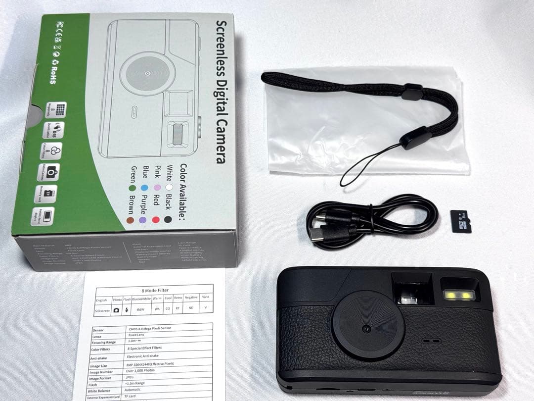 新品 camp snap カメラ OEMモデル デジタル写ルン風