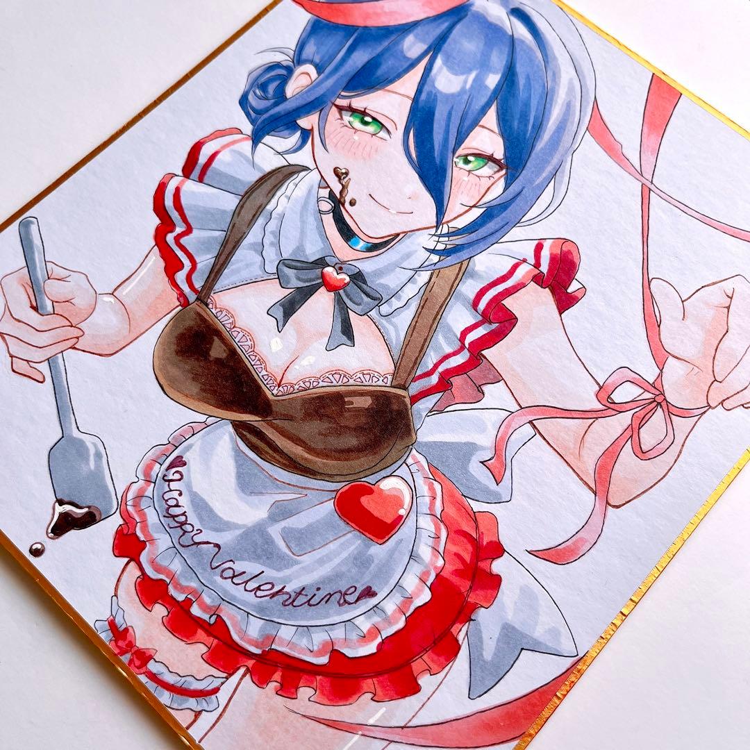 8*様 【一点物】レゼ イラスト ファンアート バレンタイン