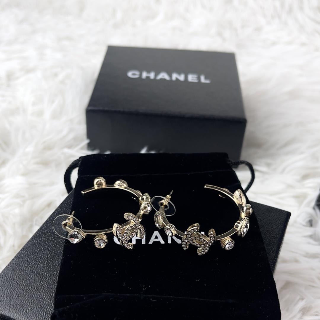 CHANEL シャネル ピアス ゴールド