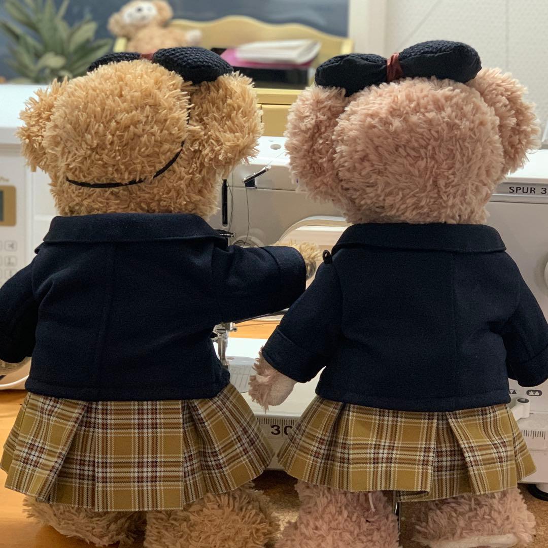 かなた　制服リメイク ダッフィー オーダーコスチューム　ぬいぐるみ衣装