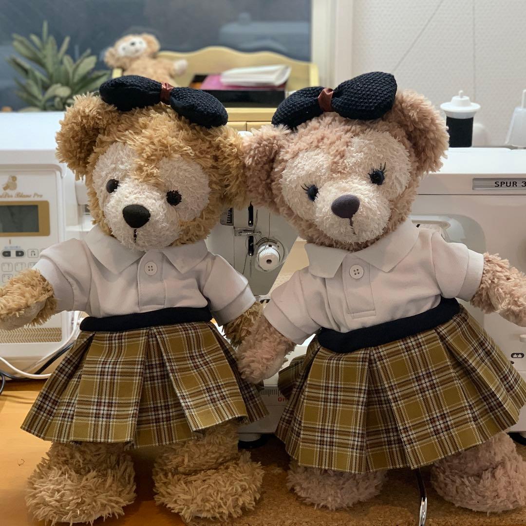かなた　制服リメイク ダッフィー オーダーコスチューム　ぬいぐるみ衣装